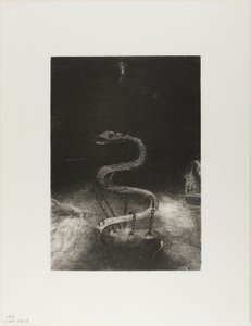 And Bound Him a Thousand Years, plate 8 of 12 by Odilon Redon