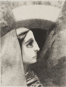 Before the Black Sun of Melancholy, Lenore Appears, plate two from To Edgar Poe