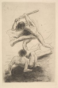 Cain and Abel by Odilon Redon