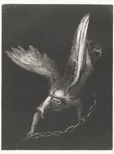 Angel with a Chain in His Hands by Odilon Redon