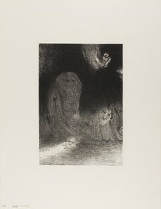 I Have Sometimes Seen in the Sky What Seemed Like Forms of Spirits, plate 21 of 24 by Odilon Redon