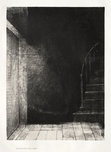 I Saw a Flash of Light, Large and Pale by Odilon Redon