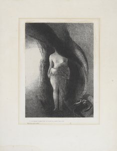 I am always the great Isis! by Odilon Redon