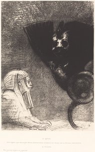The Sphinx: My gaze, which nothing can deflect, passes through the things and remains fixed on an inaccessible horizon. The Chimera: I am light and joyful