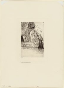 Pleasure, Elastic Phantom!, plate 5 of 9 by Odilon Redon