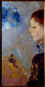 Portrait of Ari Redon on the marine pass by Odilon Redon