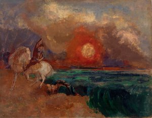 Saint George and the Dragon by Odilon Redon