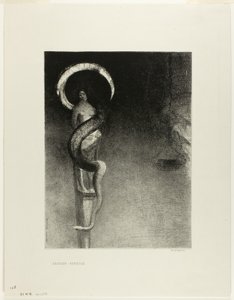 Serpent Halo by Odilon Redon