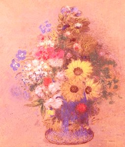 Vase of Flowers by Odilon Redon