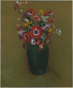 Vase of Flowers by Odilon Redon