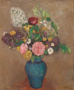 Vase with Flowers by Odilon Redon