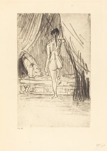 Pleasure, elastic phantom! by Odilon Redon