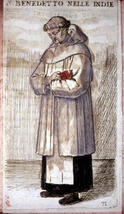 Religious order: a Benedictine monk by Odoardo Fialetti