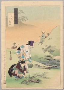 Beauties Harvesting Bracken, from the series Gekkō’s Miscellaney