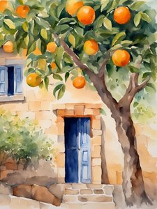 Orange Tree House by Ohkimiko