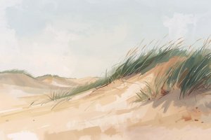 Serene Sand Dunes by Ohkimiko