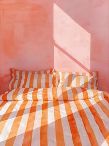 Sunny Striped Bed by Ohkimiko