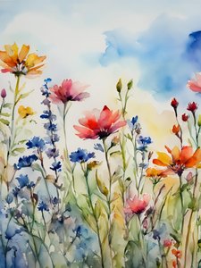 Vibrant Wildflower Meadow