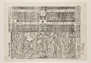 Playbill for Season-opening Programme by Okayama Shigenobu