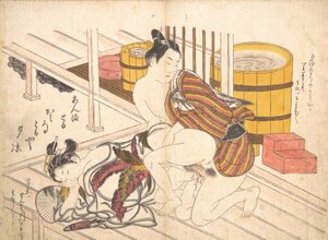 Bedroom Scene, ca. 1739 by Okumura Masanobu