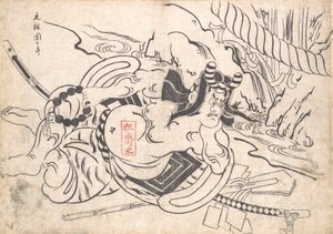 Ichikawa Danjuro I as Soga Goro by Okumura Masanobu