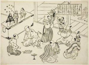 The Dressing Room of a Puppet Theater, the Table of Contents from the series 