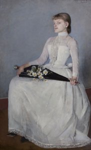 From a Walk or Lady in a White Dress