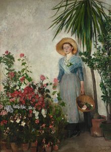 In the Orangery by Olga Boznanska