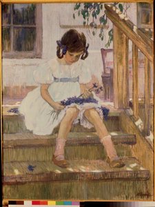 The Little Girl with Blueberries
