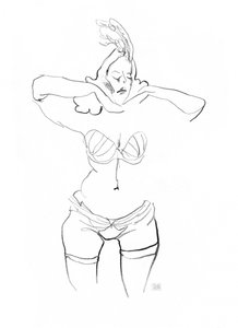 Sensual Lingerie Drawing