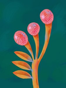 Whimsical Fantasy Plant by Olga Skomorokhova