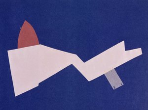 Universal War: Collage work by Olga Rosanova, January 1916 by Olga Wladimirowna  Rosanowa