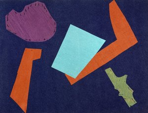 Universal War: Collage Work by Olga Rozanova, January 1916 by Olga Wladimirowna  Rosanowa