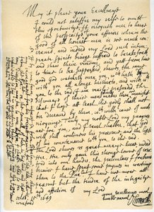 Letter from Oliver Cromwell to Lord Fairfax, Wexford, 15th October, 1649