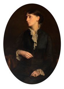 Portrait of Fidelia Bridges by Oliver Ingraham Lay