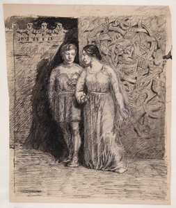 Man and Woman, Motif from Nordic Antiquity
