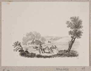 The Old and the Young Fishing by Oluf Olufsen Bagge