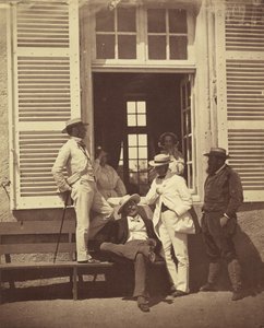 Quelques familiers de Louis Robert, ca. 1860