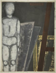 Mannequin in the Studio by Onchi Kôshirô