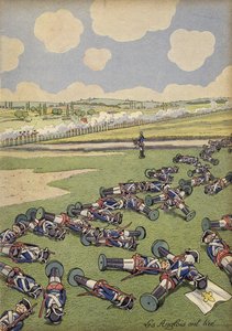British Dead at The Battle of Fontenoy