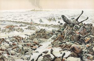 Napoleon Observing the Slaughter at the Inconclusive Battle of Eylau, February 1807