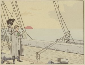 Napoleon on Board HMS Bellerophon After Having Surrendered Himself to the British, 15 July 1815