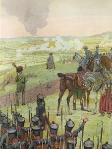 Napoleon, Sitting on a Drum, at the Battle of Bautzen, 20-21 May 1813