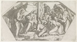 Adoration of the Kings (series title) by Orazio Borgianni