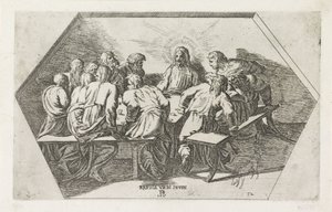 The Last Supper (Paintings in the Loggia of Raphael) by Orazio Borgianni