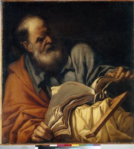 Saint Thomas The Apostle. by Orazio Borgianni