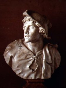 Bravo: Boy with a Hat, c.1710 by Orazio Marinali
