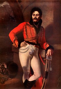 Portrait of Denis Davydov, c1811