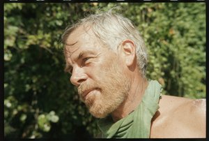 Lee Marvin on Set for 
