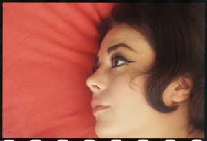 Natalie Wood at Home with Head on Pillow by Orlando Suero